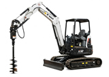 Auger Rental - Excavator-Mounted
